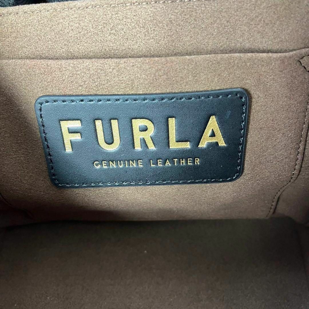 Furla(フルラ)の【美品・保存袋付】フルラ　エマ　トップハンドル　2wayハンドバッグ　ブラウン レディースのバッグ(ハンドバッグ)の商品写真