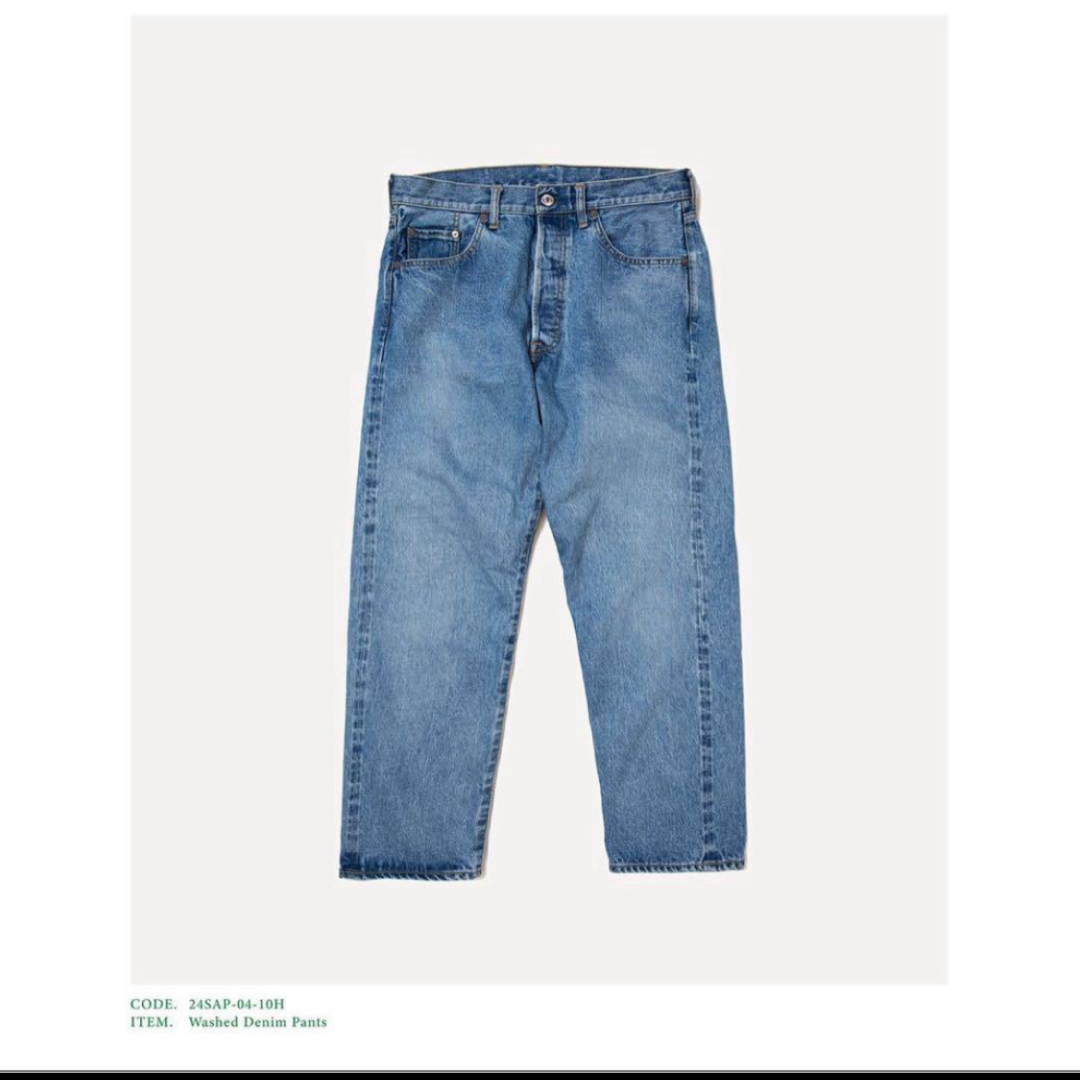 COMOLI(コモリ)のA.PRESSE / Washed Denim Pants サイズ32 メンズのパンツ(デニム/ジーンズ)の商品写真