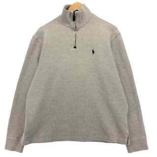 ラルフローレン(Ralph Lauren)の古着 ラルフローレン Ralph Lauren POLO RALPH LAUREN ハーフジップスウェットシャツ トレーナー メンズM /eaa415109(スウェット)