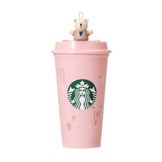 スターバックスコーヒー(Starbucks Coffee)のスターバックス　バレンタインリユーバザブルカップとキャップ(その他)