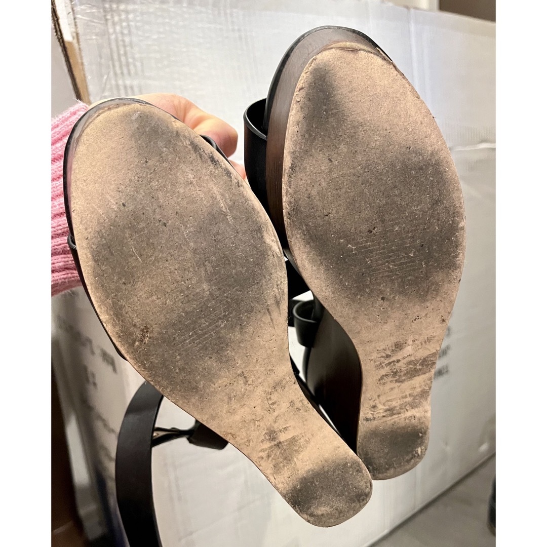 MERCURYDUO(マーキュリーデュオ)の【MERCURYDUO】ウェッジソールサンダル　ブラック レディースの靴/シューズ(サンダル)の商品写真
