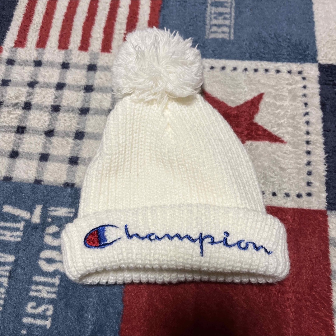 Champion(チャンピオン)のチャンピオン　ニット帽 キッズ/ベビー/マタニティのこども用ファッション小物(帽子)の商品写真