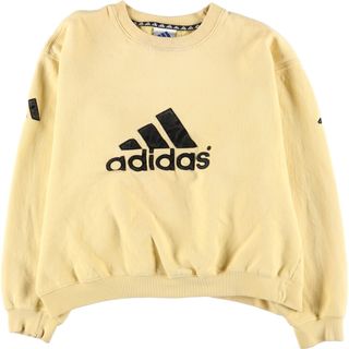 アディダス(adidas)の古着 90年代 アディダス adidas ロゴスウェットシャツ トレーナー レディースL ヴィンテージ /eaa414777(トレーナー/スウェット)