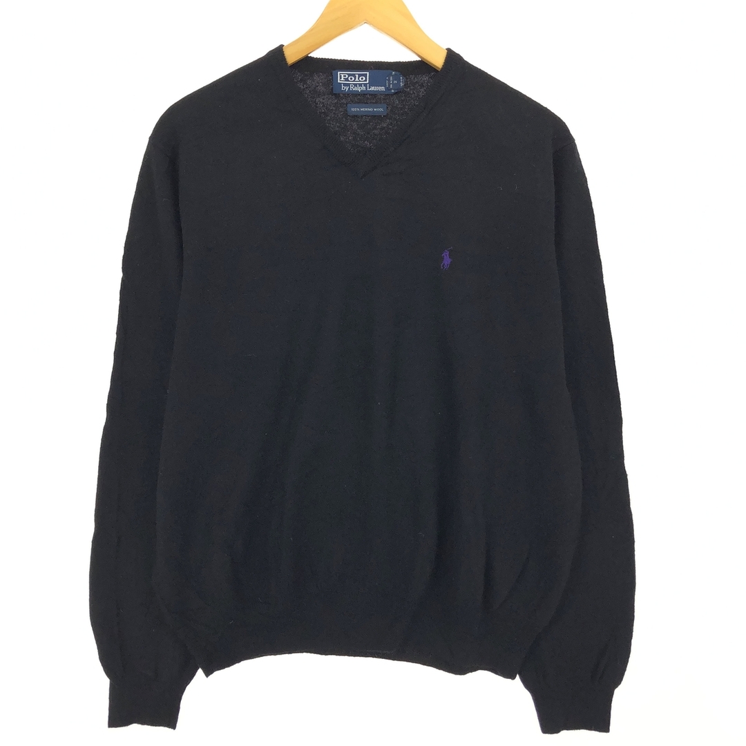 Ralph Lauren(ラルフローレン)の古着 ラルフローレン Ralph Lauren POLO by Ralph Lauren ウールニットセーター メンズL /eaa412993 メンズのトップス(ニット/セーター)の商品写真