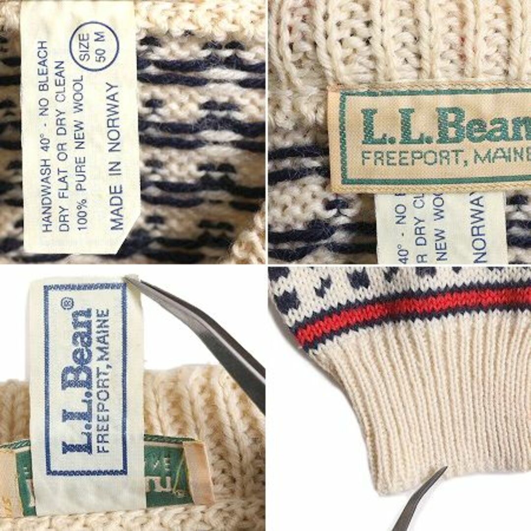 今ならほぼ即納! L.L.Bean - 80s ノルウェー製 エルエルビーン ノルディック 男性用