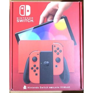 ニンテンドースイッチ(Nintendo Switch)のNintendo Switch 有機ELモデル マリオレッド(携帯用ゲーム機本体)