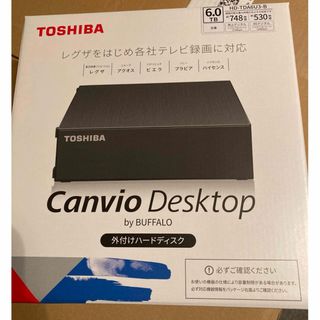 バッファロー(Buffalo)のCanvio HD-TDA6U3-B 外付けHDD 6TB ブラック(PC周辺機器)