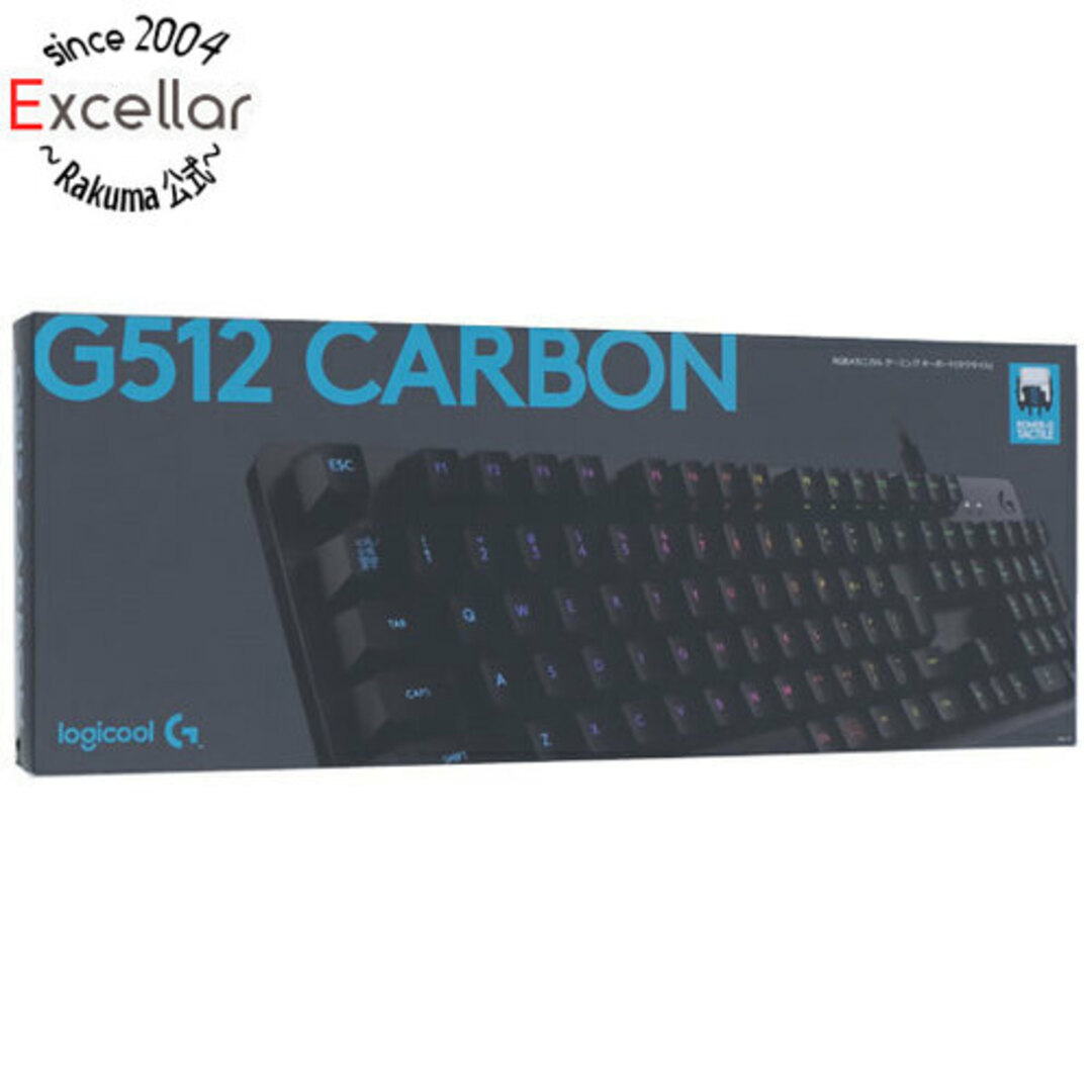 カーボンブラックロジクール　G512 Carbon RGB Mechanical Gaming Keyboard (Tactile) G512-TC　カーボンブラック 元箱あり