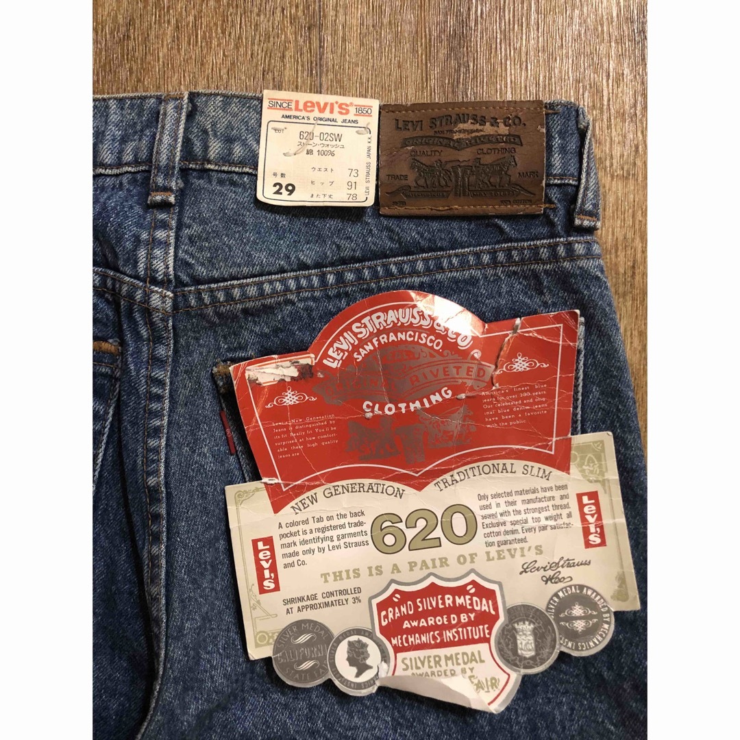 Levi's(リーバイス)の80'sデッドストック！LEVI'S 620-02SW スリムテーパードデニム メンズのパンツ(デニム/ジーンズ)の商品写真