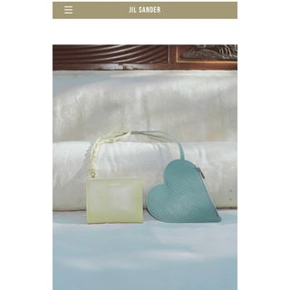 ジルサンダー(Jil Sander)のジルサンダー ハートポーチ 新品未使用！ショルダーバッグ ミニポーチ(ポーチ)