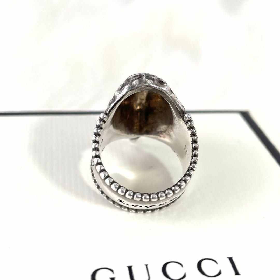 Gucci(グッチ)の【箱・保存袋付き】GUCCI ラージタイプ　指輪　イーグルヘッドリング　402 メンズのアクセサリー(リング(指輪))の商品写真