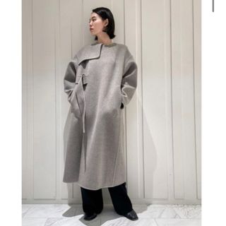 HYKE - 18AW HYKE DOUBLE FACE COAT +SCARF /ネイビーの通販 by LK ...