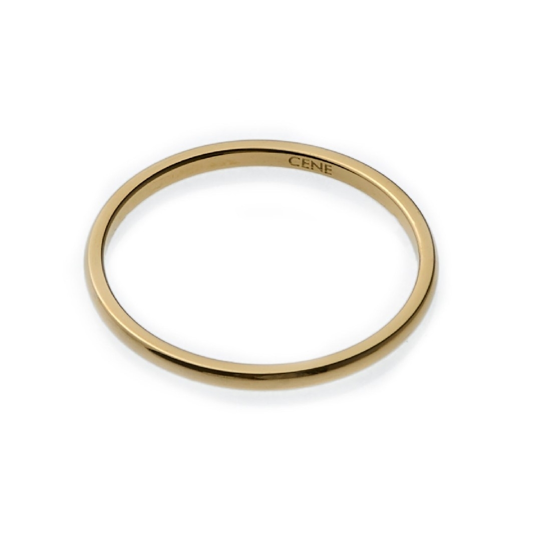 CENE セネ/シンプルピンキーリング 3号 ゴールド 試着のみ新品 レディースのアクセサリー(リング(指輪))の商品写真