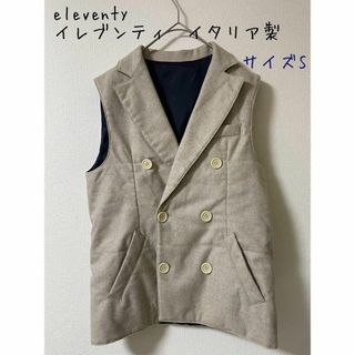 イレブンティ(eleventy)のeleventy イレブンティ　イタリア製　ジレ　ベスト ダブル仕上げ　44(その他)