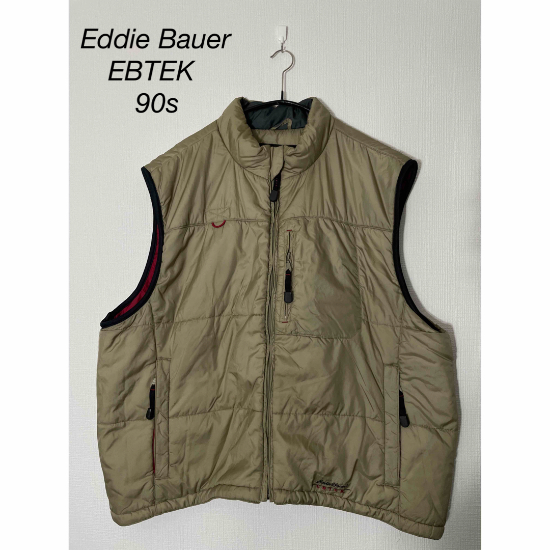 90s EBTEK エディーバウアー 中綿ベスト ベージュ 90s EBTEK エディーバウアー 中綿ベスト ベージュ