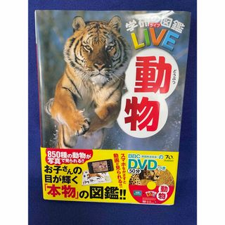 ガッケン(学研)の学研の図鑑 LIVEライブ　動物　DVD付き(ノンフィクション/教養)