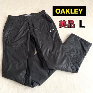 オークリー(Oakley)の美品★オークリー★ゴルフ★中綿 パンツ★ブラック★L(ウエア)