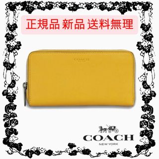 新品、未使用品COACH コーチ 長財布 イエロー ロングウォレット 黄色 3