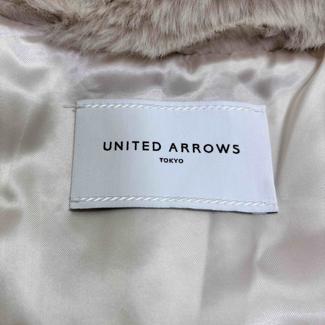 UNITED ARROWS(ユナイテッドアローズ)の美品✨ UNITED ARROWS ユナイテッドアローズフェイクファーショート レディースのジャケット/アウター(毛皮/ファーコート)の商品写真