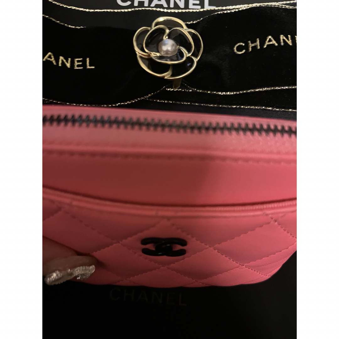 CHANEL(シャネル)のシャネルジップコインパース⭐︎ フラグメントケースミニウォレットCHANEL レディースのファッション小物(コインケース)の商品写真