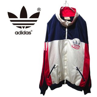 アディダス(adidas)の【adidas】80's ビッグロゴ スリーライントラックジャケットA1661(ジャージ)