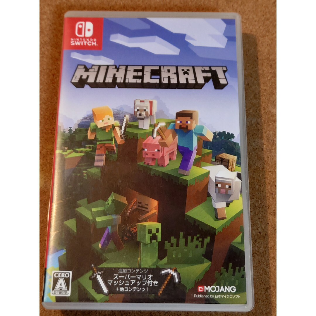 Nintendo Switch(ニンテンドースイッチ)のMinecraft　ケースのみ　ソフト無し エンタメ/ホビーのゲームソフト/ゲーム機本体(家庭用ゲームソフト)の商品写真