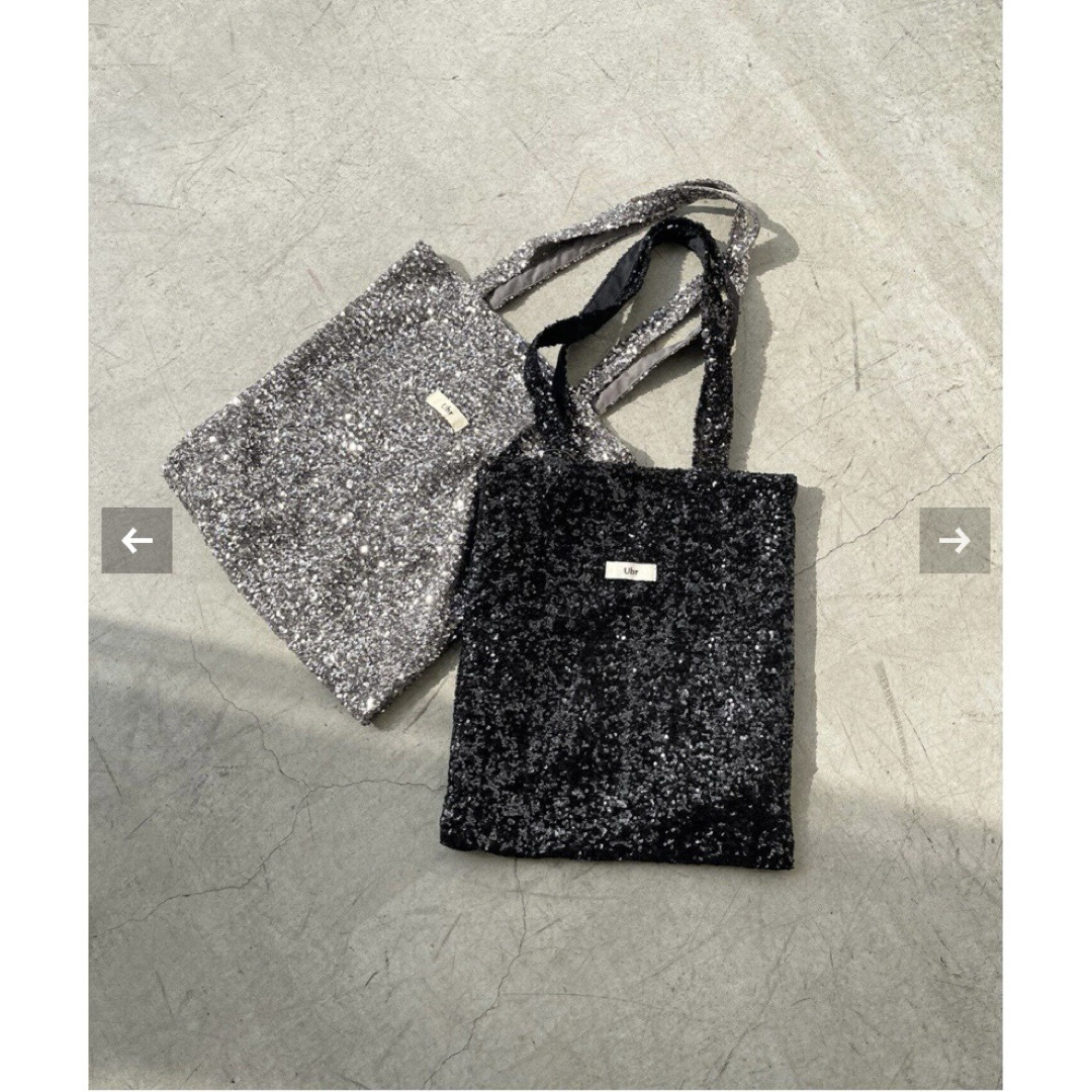 Spick & Span(スピックアンドスパン)の大人気完売☆【Uhr / ウーア】Spangle Tote Bag ☆シルバー レディースのバッグ(トートバッグ)の商品写真