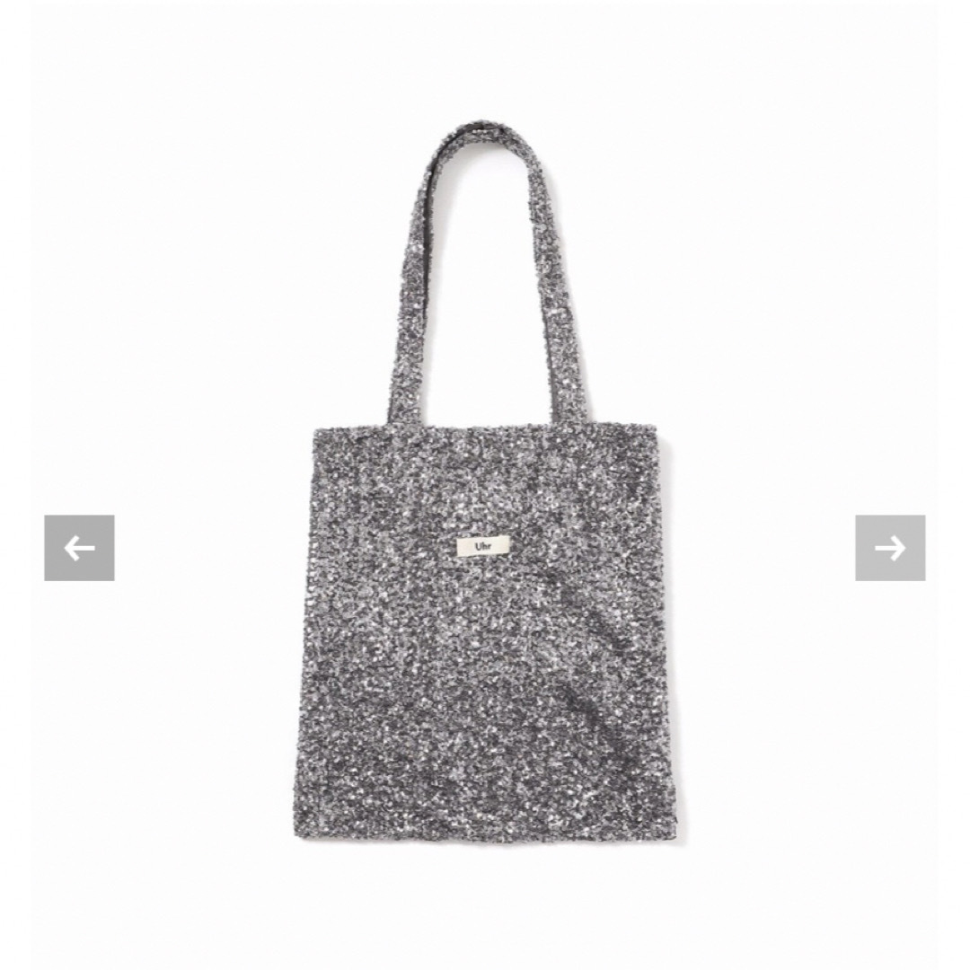 Spick & Span(スピックアンドスパン)の大人気完売☆【Uhr / ウーア】Spangle Tote Bag ☆シルバー レディースのバッグ(トートバッグ)の商品写真