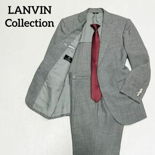ランバン(LANVIN)のLANVIN Collection　セットアップ　グレー　千鳥　スーツ　ランバン(セットアップ)