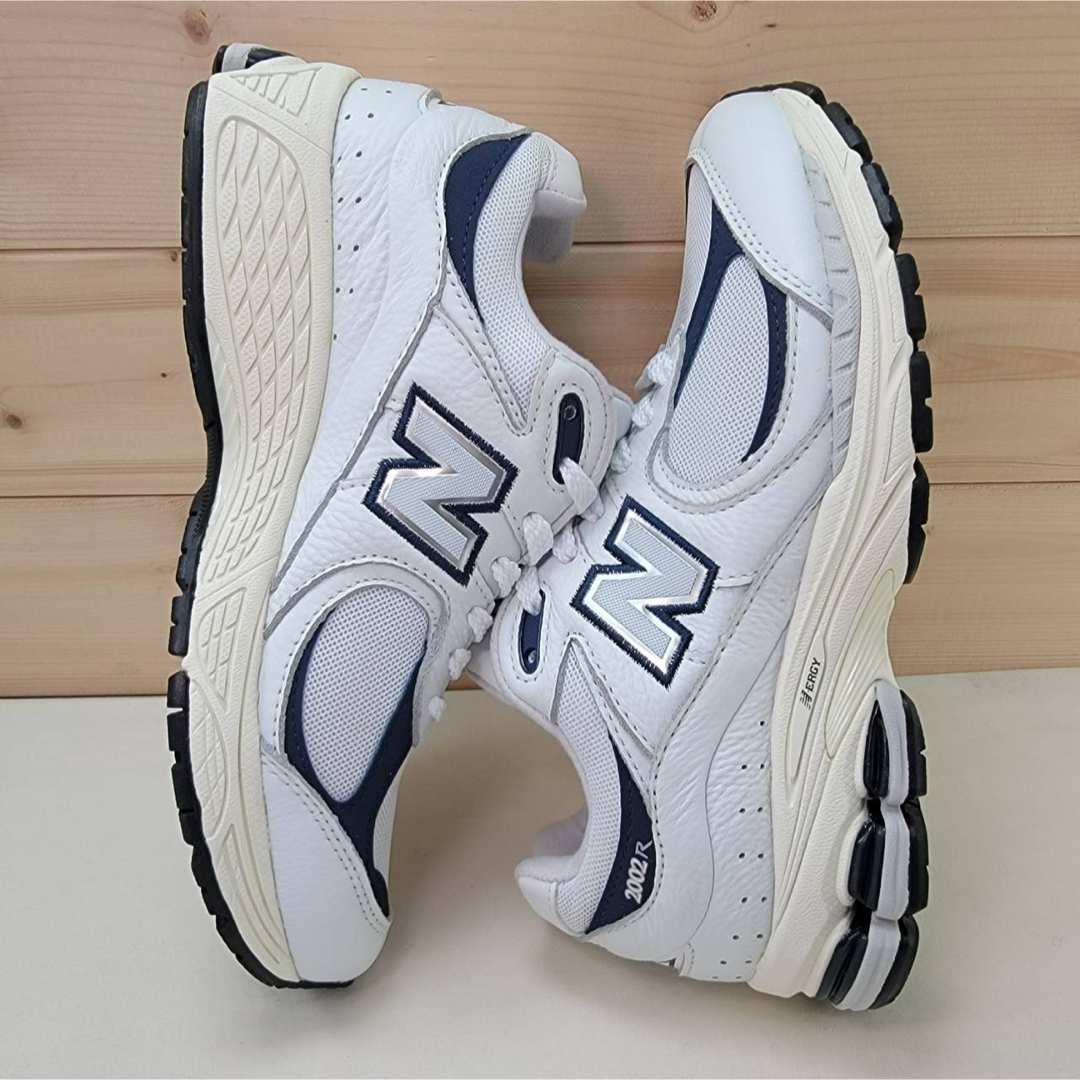 New Balance - ニューバランス M2002RHQ ホワイト/ネイビー 23 New Balance - ニューバランス M2002RHQ ホワイト/ネイビー 23