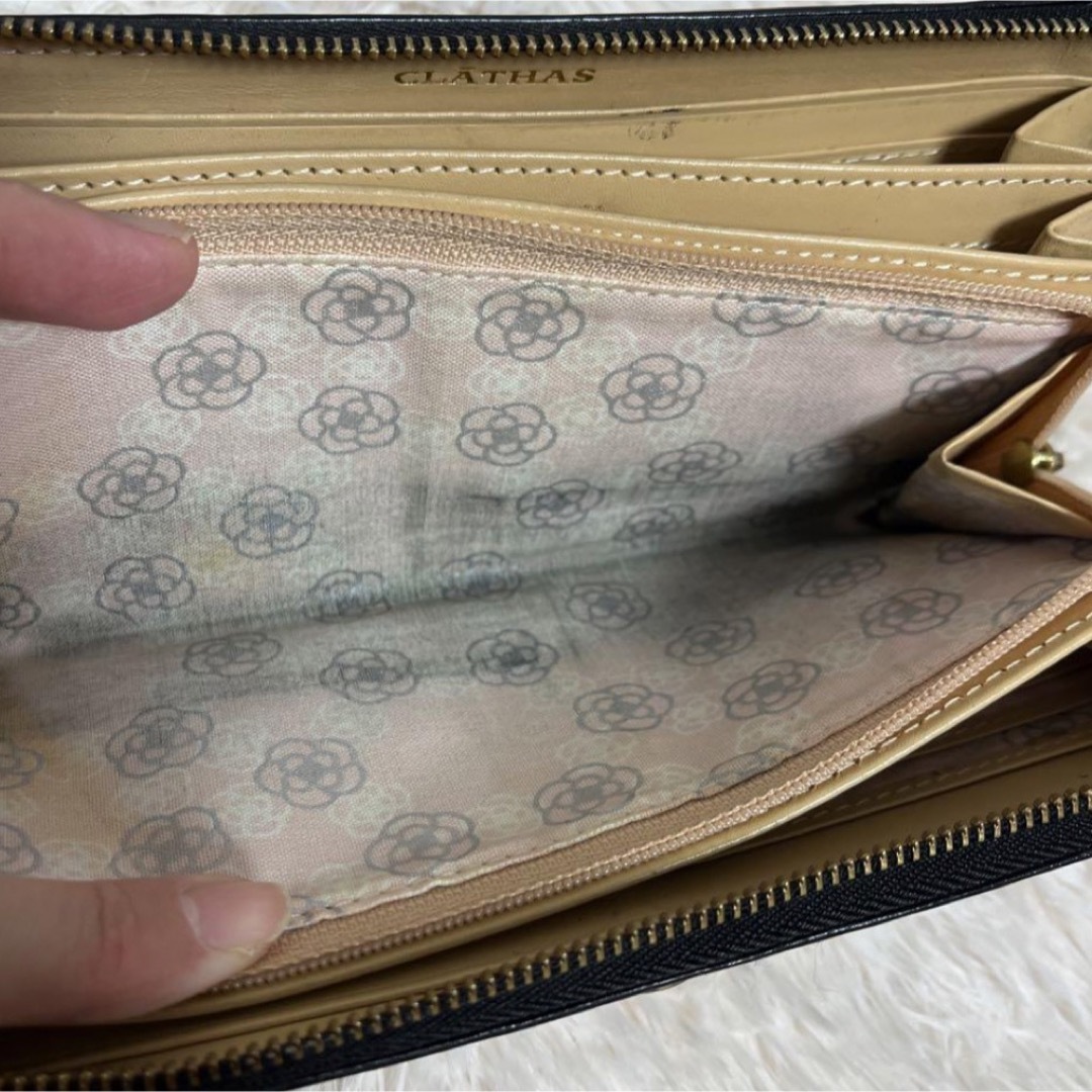 CLATHAS(クレイサス)のクレイサス　長財布　ブラック　アラウンドファスナー レディースのファッション小物(財布)の商品写真