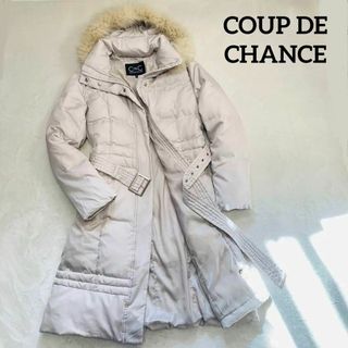 クードシャンス(COUP DE CHANCE)のCOUP DE CHANCE　フーデッドコート　フォックス　リアルファー　ダウン(ダウンジャケット)