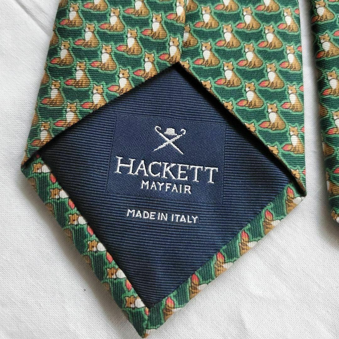 TOMORROWLAND(トゥモローランド)の新品未使用　美品　HACKETT ハケットロンドン　グリーン　ネクタイ メンズのファッション小物(ネクタイ)の商品写真