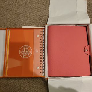 エルメス(Hermes)の新品2点セットエルメスHERMESユリスPM手帳&ノート(線無し)ピンク(その他)