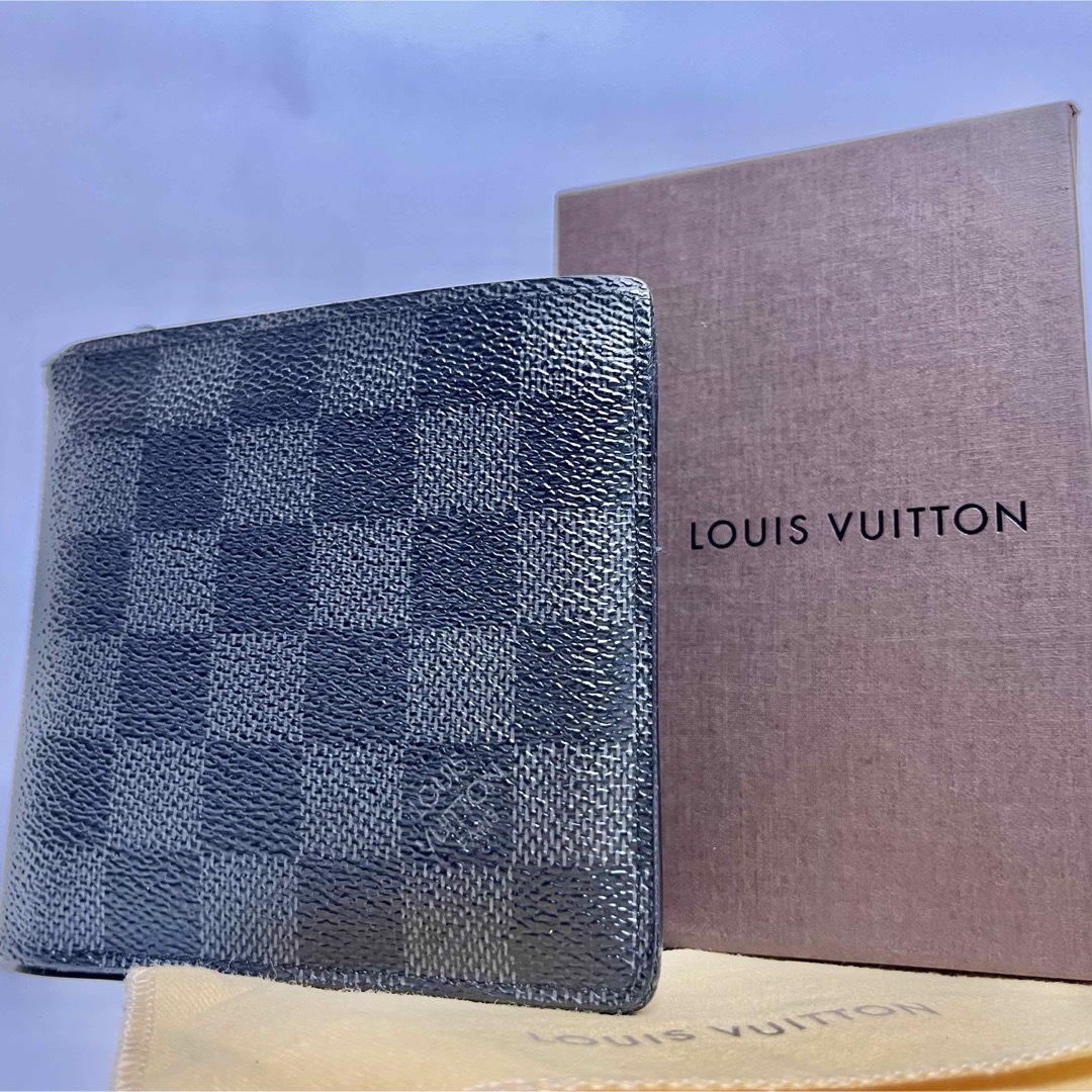 LOUIS VUITTON(ルイヴィトン)のLOUIS VUITTON ダミエ グラフィット ポルトフォイユ マルコ メンズのファッション小物(折り財布)の商品写真