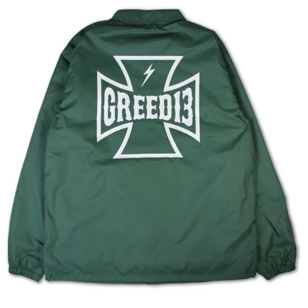 【数原龍友着用】IRON CROSS Coach Jacket green メンズのジャケット/アウター(ナイロンジャケット)の商品写真