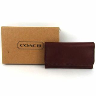 コーチ(COACH)のコーチ キーケース レザー 三つ折り 6連 ブランド 小物 レディース メンズ ブラウン COACH(キーケース)