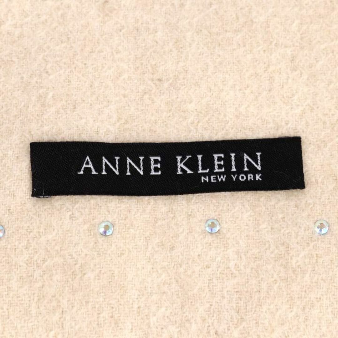 ANNE KLEIN(アンクライン)のアンクライン マフラー 無地 ラインストーン カシミヤ100％ ブランド 小物 レディース ベージュ ANNE KLEIN レディースのファッション小物(マフラー/ショール)の商品写真
