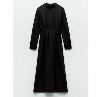 ザラ(ZARA)のZARA　ブラックワンピース　ブラックワンピース　ワンピース　ロングワンピース(ロングワンピース/マキシワンピース)