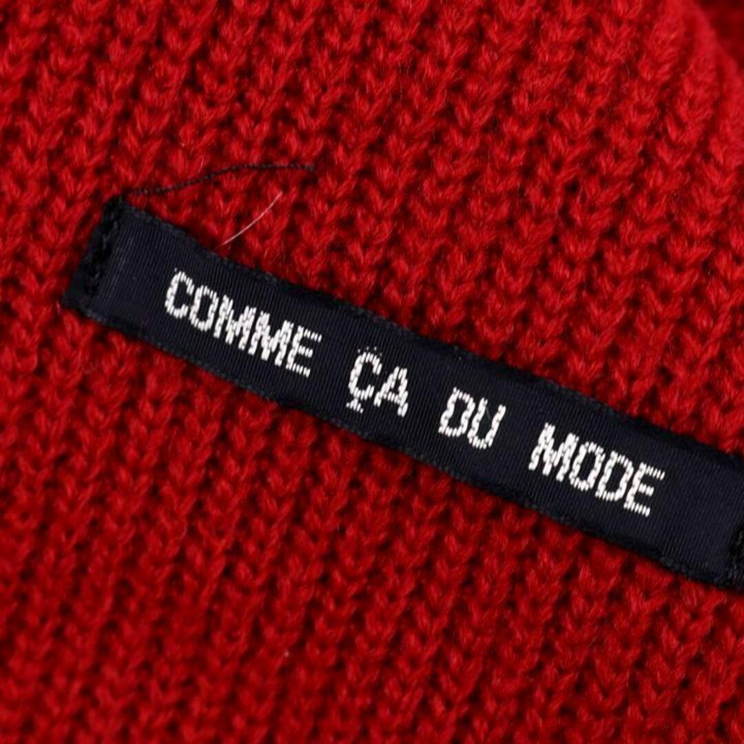COMME CA DU MODE(コムサデモード)のコムサ・デ・モード マフラー 無地 ニット ブランド 小物 レディース メンズ レッド COMME CA DU MODE メンズのファッション小物(マフラー)の商品写真