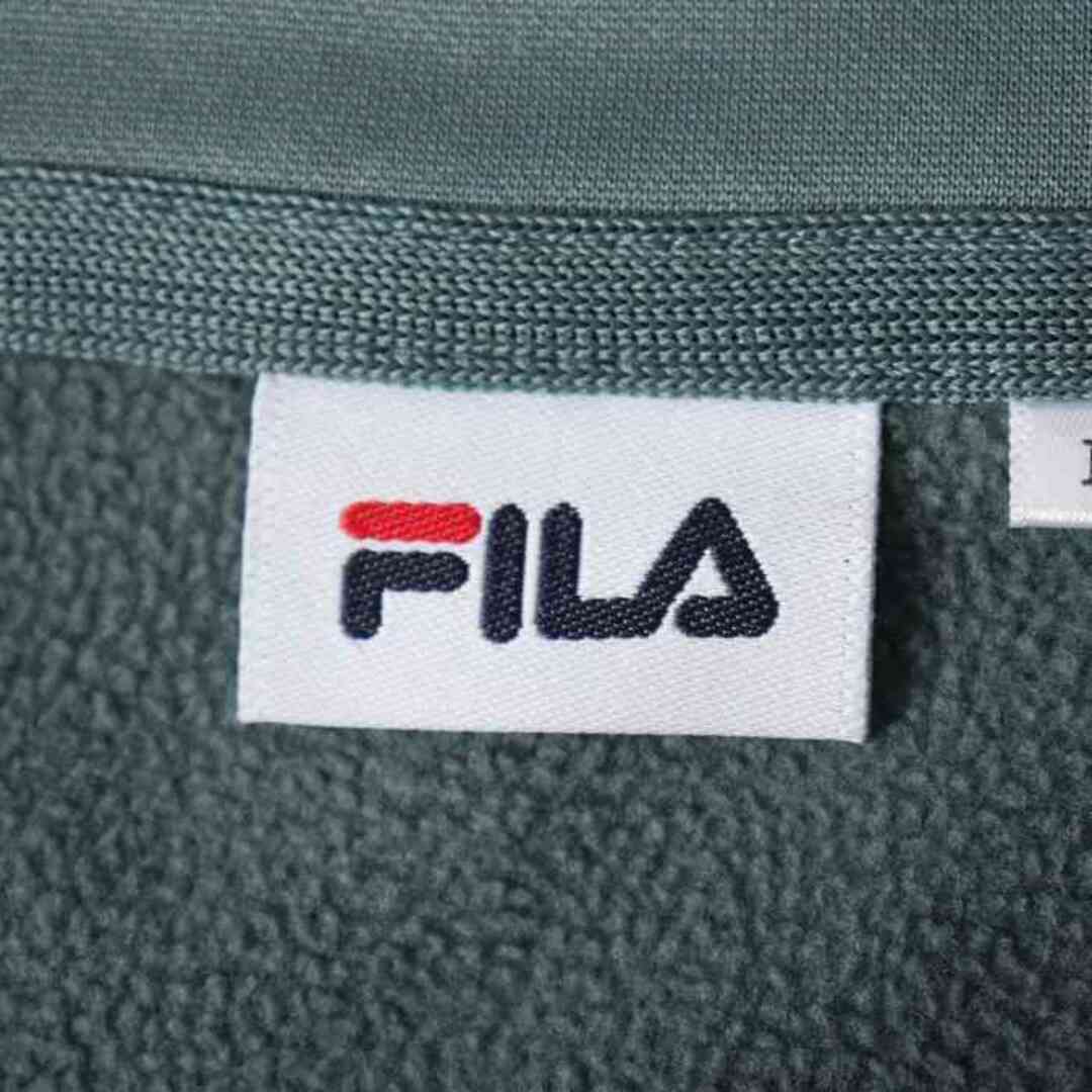 FILA(フィラ)のフィラ ジャージ 長袖 フルジップ スポーツウエア トップス メンズ Mサイズ グリーン FILA メンズのトップス(ジャージ)の商品写真