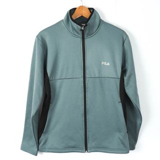 フィラ(FILA)のフィラ ジャージ 長袖 フルジップ スポーツウエア トップス メンズ Mサイズ グリーン FILA(ジャージ)