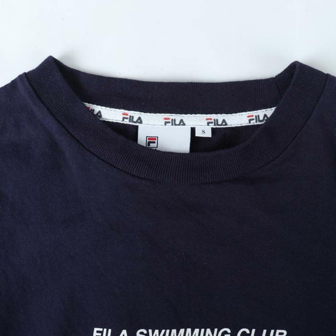 FILA(フィラ)のフィラ Tシャツ 半袖 コットン100% スポーツウエア トップス メンズ Sサイズ ネイビー FILA メンズのトップス(Tシャツ/カットソー(半袖/袖なし))の商品写真