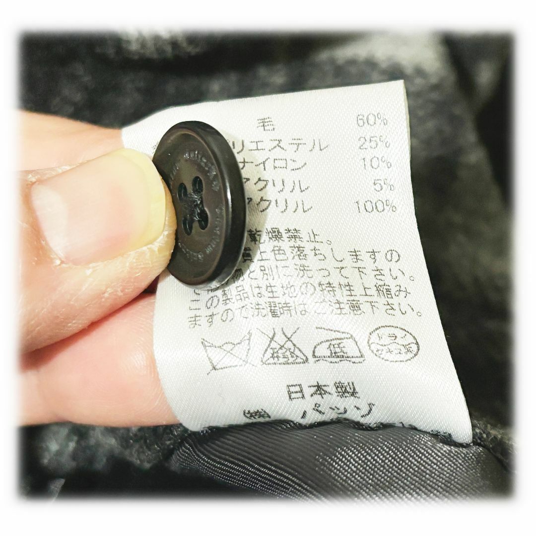 CUSTOM CULTURE(カスタムカルチャー)のカスタムカルチャー チェック柄 コート ダッフルコート 日本製 高級感 美品 メンズのジャケット/アウター(ダッフルコート)の商品写真