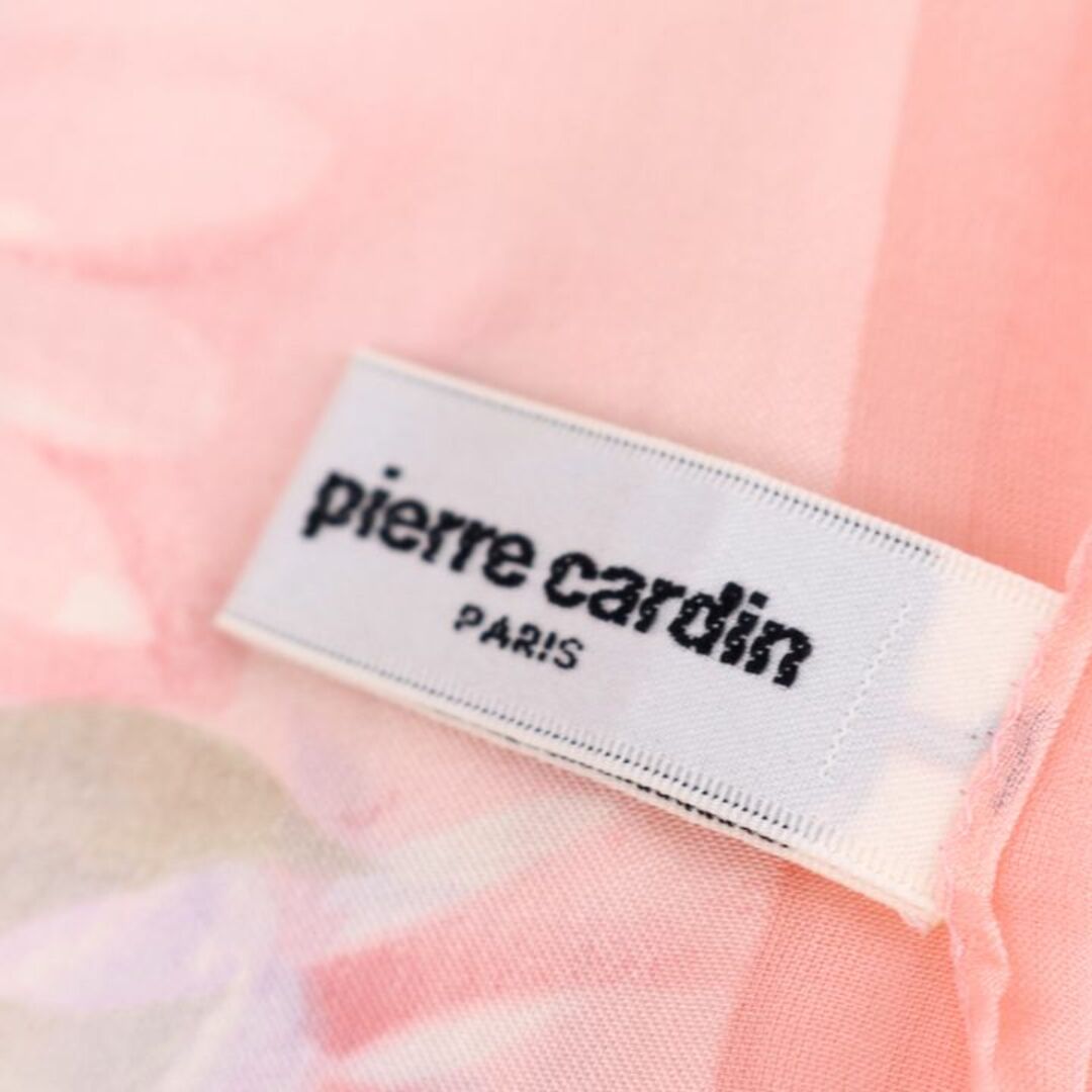 pierre cardin - ピエールカルダン スカーフ 花柄 シルク100