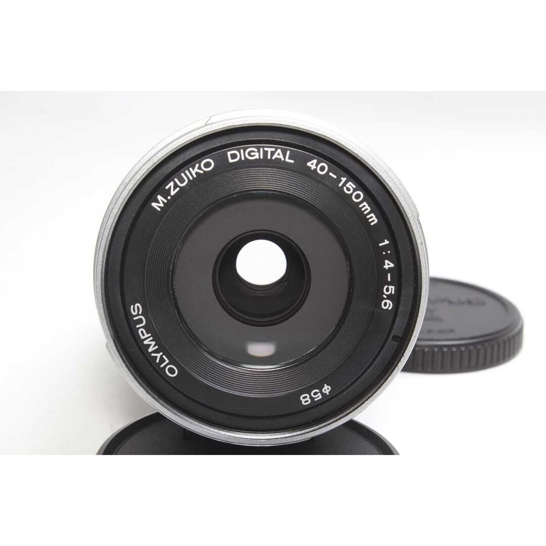 OLYMPUS(オリンパス)の❤️望遠レンズ❤️OLYMPUS M.ZUIKO 40-150mm R シルバー スマホ/家電/カメラのカメラ(レンズ(ズーム))の商品写真