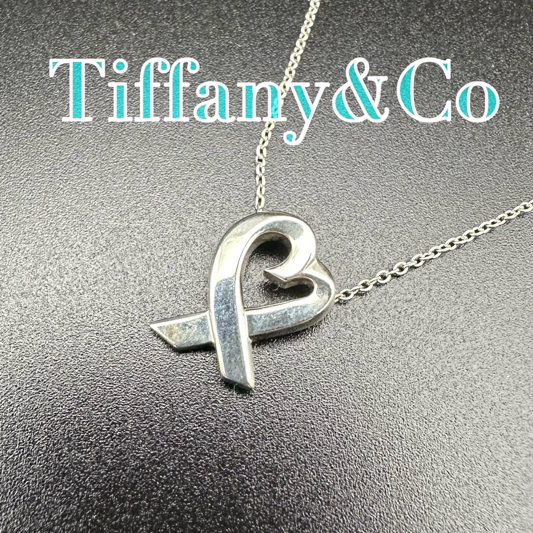 ネックレスTIFFANY ティファニー ラビング ハート ネックレス シルバー 925