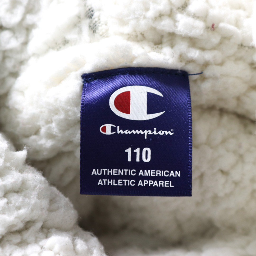 Champion(チャンピオン)のチャンピオン ジップアップパーカー 裏ボア アウター キッズ 男の子用 110サイズ グレー Champion キッズ/ベビー/マタニティのキッズ服女の子用(90cm~)(Tシャツ/カットソー)の商品写真