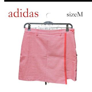 アディダス(adidas)の✨adidas★レディース★千鳥柄★インナーパンツ付き★ミニスカート★sizeM(ミニスカート)