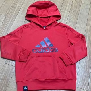 アディダス(adidas)のadidas♡120cmフード付きトレーナー(Tシャツ/カットソー)